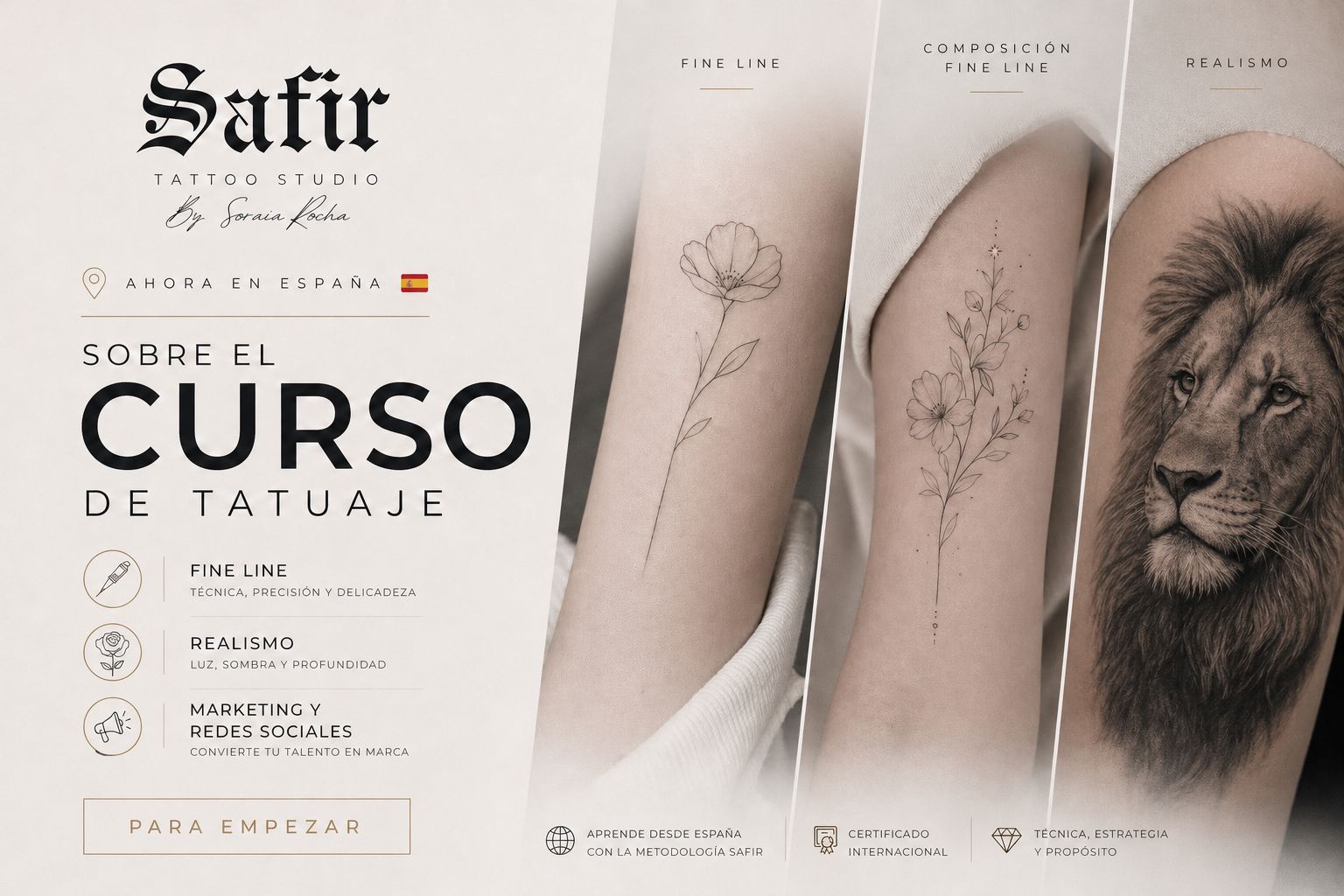 Sobre el curso de tatuaje — Safir Tattoo Studio